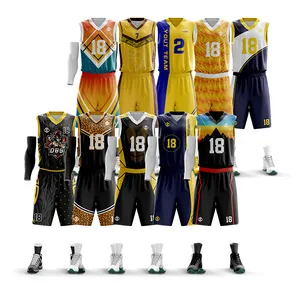 Custom made sublimation jersey maker basketball