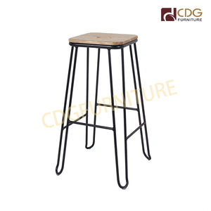 La Produzione di porcellana Nordic Classico Rustico Moderno Bancone Della Cucina Coffee Shop Industrial Vintage Antico Tornante Gambe <span class=keywords><strong>Sgabello</strong></span> Da Bar - Product Image 2