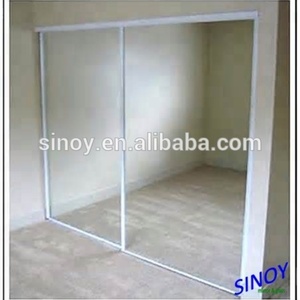 Modern <b>Silver</b> <b>Mirror</b> Glass, Vinyl Backed Safety <b>Mirror</b> for Wardrobe Sliding <b>Mirror</b> Doors - Product Image 4