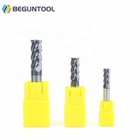 Fraise à dégrossir carrée en carbure de tungstène HRC 60 pour usinage CNC