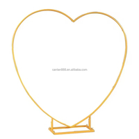 Arche de mariage en forme de cœur de 2 m, grand support d'arche de ballons en métal, cadre à fleurs, décoration de fête de mariage et d'anniversaire
