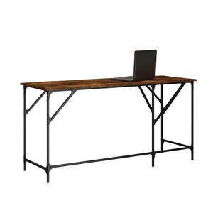 Bureau d'ordinateur en bois d'ingénierie, chêne fumé, 58,7 x 58,7 x 29,5, mobilier de bureau à domicile - Product Image 1