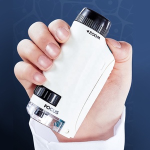 Microscopio Digital de mano para niños, juguete de ciencia, 60x-120x, LED, de bolsillo ligero, con caja de almacenamiento - Product Image 6