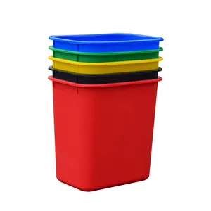 12L HDPE scatola di plastica per la spazzatura rettangolare per uso interno/esterno ampiamente utilizzato sacchetto per rifiuti da cucina