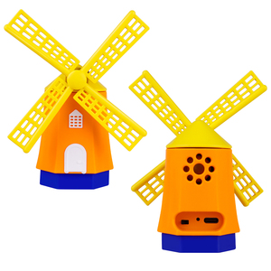 Altavoz Inalámbrico con Diseño de Molino de Viento, Acogedor y Estilo Hygge, Decoración de Escritorio Portátil, Reproductor de Música Cálido para el Hogar, para Niños y Niñas - Product Image 1