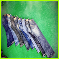Jeans d'occasion de qualité supérieure, marques mixtes, pour hommes, vente en gros, pantalons en denim, lots en vrac, tailles mixtes, toutes saisons CN/GUA