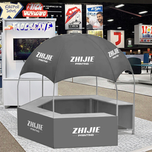 Tùy chỉnh màu sắt lục giác gazebo-gian hàng trưng bày ngoài trời với quầy quảng cáo khuyến mãi Lều vòm - Product Image 3