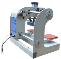 Presse à chaud pneumatique automatique AYF à double position pour casquettes et vêtements, facile à utiliser, pour le marquage et l'étiquetage