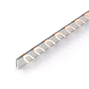 Quick Response 4P Mcb Red Copper Busbar For Distribution Box Circuit Breaker