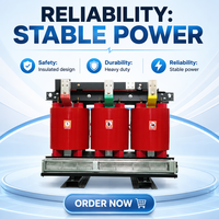 Transformadores de Distribución Trifásicos de Tipo Seco de Resina Fundida SCB para Exteriores de 10kv/0.4kV, 250KVA 500KVA, ISO CE para 50/60Hz