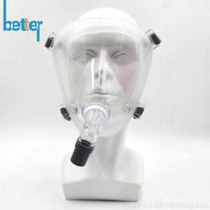 Masque facial complet universel ultraléger de qualité médicale CPAP/BiPAP pour le <span class=keywords><strong>traitement</strong></span> de l'<span class=keywords><strong>apnée</strong></span> <span class=keywords><strong>du</strong></span> <span class=keywords><strong>sommeil</strong></span> <span class=keywords><strong>et</strong></span> anti-<span class=keywords><strong>ronflement</strong></span> – Vente directe usine - Product Image 4