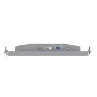 Monitor sentuh kapasitif LCD industri tanpa kipas 12.1 ", kecerdasan tahan air USB 1024x768 resolusi 9-36V tegangan lebar