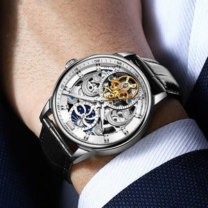 Reloj Mecánico Automático de Diseño Dorado de Lujo para Hombre, Reloj de Vestir Elegante para Negocios, Relojes Automáticos para Hombre - Product Image 3