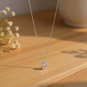 Collana con Ciondolo a Forma di Lettera P in Acciaio Inossidabile, Catena da 6mm, Confezione da 12 Pezzi - Product Image 2