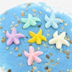 Cabochon en résine à dos plat, motif étoile de mer colorée style océan, pour la création de boucles d'oreilles DIY, accessoires pour barrettes pour enfants et décoration de coques de téléphone - Product Image 5