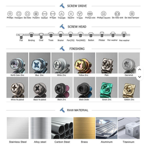 Iso9001: 2008 Đen phosphide kẽm mạ vách thạch cao vít tự khai thác chế biến gỗ thạch cao vít 1022a Vật liệu nén đầu - Product Image 5
