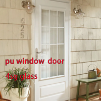 Proveedor de Ventanas de PU, Perfiles Compuestos de GFRPU No Metálicos, Baja Transferencia de Calor para Componentes de Ventanas y Puertas de Casas Modernas