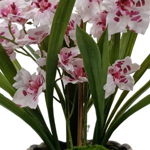 Plantes d'orchidées Phalaenopsis en soie, arbre fleuri artificiel, décoration de table pour la maison, fleurs artificielles pour l'intérieur et l'extérieur - Product Image 4