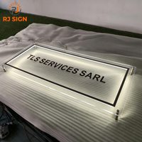Enseigne lumineuse néon personnalisée en acrylique avec plaque de base transparente, lettres dorées miroir, panneau LED pour salons de beauté, de manucure, de coiffure et entreprises