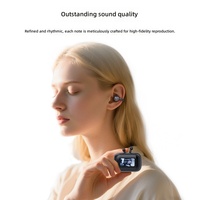 Écouteurs intra-auriculaires à clipser Z13 personnalisés transfrontaliers avec écran tactile numérique, ANC 5.4, autonomie ultra-longue et qualité d'appel HD