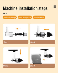 LUFVEBUT Small Kitchen Appliance Home Fruit Juicer Food Processors - Product Image 5