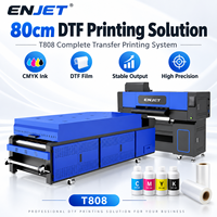 Imprimante DTF de production textile à 8 têtes de 80 cm pour l'impression de vêtements, Fourniture OEM