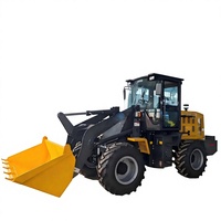 Jingcheng Terlaris JC1600 1 ton dengan Mesin Epa4/ Euro5, Bucket Depan Kapasitas 0.7m, 20km/jam, Mini Wheel Loader Kompak