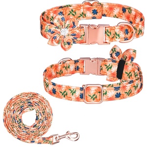 Accesorios para perros de alta calidad, conjuntos de <span class=keywords><strong>collar</strong></span> y correa para perros personalizados de lujo con lazo de fijación - Product Image 5