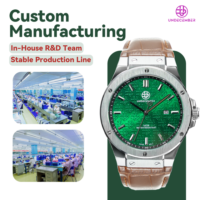 Undecember Custom Watch Manufacturer Couple Quartz Watches Wristwatch Factory ODM/OEM Fashion Classic Leather Couple Watch