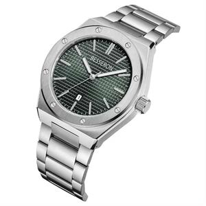 Besseron Wholesale OEM Custom logo Stainless Steel <b>Watch</b> Case Sapphire Crystal Glass Luxury <b>Men</b> Quartz <b>Watches</b> Maker - Product Image 5