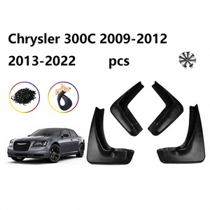 Pour Chrysler 300C 2005-2019 Garde-boue en plastique noir Déflecteurs de pneus Garde-boue - Product Image 5
