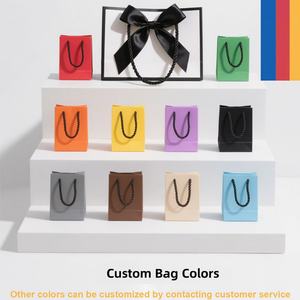 Custom Tote Art Gift Paper Package <b>Bags</b> Recycled <b>Food</b> Retail Stores Kraft Paper Gift <b>Bags</b> with Your Own logo - Product Image 5