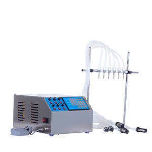 Máquina de llenado de líquidos Sinparto de 6 cabezales, eléctrica, semiautomática para botellas, alta precisión, bomba de 220 V. - Product Image 2