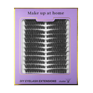 Muestra Gratuita de Pestañas Postizas en Racimo DIY, Longitud Mixta de 8-16 mm, 40D 60D, Pestañas Individuales en Racimo para Extensión de Pestañas - Product Image 1