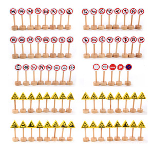 Juguete Educativo <span class=keywords><strong>de</strong></span> Señales <span class=keywords><strong>de</strong></span> Tráfico <span class=keywords><strong>de</strong></span> Madera, Símbolo Vial para la Cognición, con Base <span class=keywords><strong>de</strong></span> Madera, Accesorio <span class=keywords><strong>de</strong></span> Enseñanza para el Aprendizaje Temprano <span class=keywords><strong>de</strong></span> Niños - Product Image 1