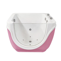 Baignoire pour bébé en acrylique bon marché pour hôpital, massage, spa pour enfants, baignoire autoportante pour bébé, hydrothérapie, baignoire courte, baignoires pour enfants