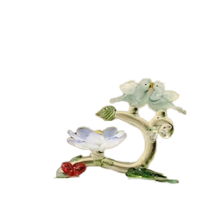 Tiny Glass World - Cúpula de Vidrio Soplado a Mano de Murano con Temática de Animales, Delfines, Música y Cruz, Decoración para el Hogar, Navidad, Pascua, San Valentín - Product Image 1