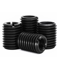 Insert fileté M4-M12 en acier au carbone trempé noir haute résistance, entièrement fileté, personnalisé pour applications minières