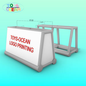 Al aire libre de agua flotante publicidad inflable para proyector pantalla de película cartel - Product Image 5