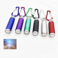 Lulin – Mini lampe de poche LED télescopique, lumière forte, porte-clés multifonction, torche étanche pour Camping et randonnée en plein air