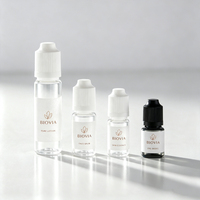 Flacons vides portables pour huiles essentielles, flacons compte-gouttes souples pour liquides ophtalmiques, contenants en plastique PET/PE de 10 ml, 30 ml, 50 ml