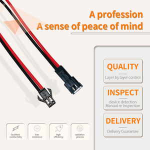 Personalizzabile 10cm di lunghezza JST SM 2pin spina maschio a femmina cavo cavo Pigtail spina 2pin per luce Led Driver lampada - Product Image 4