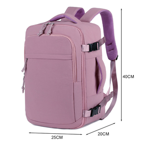 HAIBOWY Multi-purpose Custom Design Durable Business Travel 180-Degree Opening Closing Oxford <strong>Laptop</strong> <strong>Backpack</strong> for Short Trip - Product Image 2