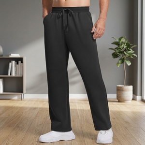 Pantalones Deportivos Oxford para Hombre, de Alta Calidad, con Logotipo Personalizado de PRIMEAGE INDUSTRIES, Estilo Casual Elegante, Corte Recto, con Forro Polar, Holgados y Ajustados - Product Image 3