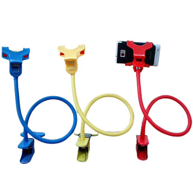 Universal Long Arm Lazy Mobile Phone Gooseneck Stand Holder Flexible Bed Desk Table Clip Bracket for Iphone samsung