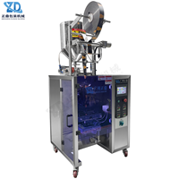 Verpakkingsmachines voor achteraf verzegelde 100g fruit-sap dranken, shampoo, haarverzorging, kookolie, verticale stick-sachets, keuken- en reisverpakkingen
