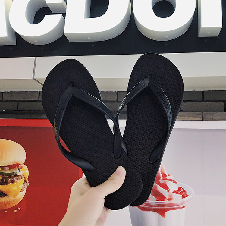 Personality Student Flip-flops Slippers Outdoor Holiday Beach Shoes PVC PE Couples Filpflops