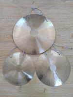 Petit Gong 6/8/10 pouces, Chau Gong et Gong à vent, avec support et maillet, pour bureau, cours et table