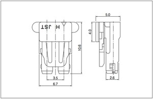 JST BD ขั้วต่อสายไฟพิทช์3.5มม. สำหรับหัวฉีดน้ำมันรถสามล้อไฟฟ้าเซ็นเซอร์เปลวไฟและจอแสดงผลแสงไฟ LCD - Product Image 5