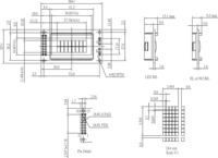Wisetip Good End Price Vc8X2A Character Lcd Panel Displays Module Solution con controlador St7066